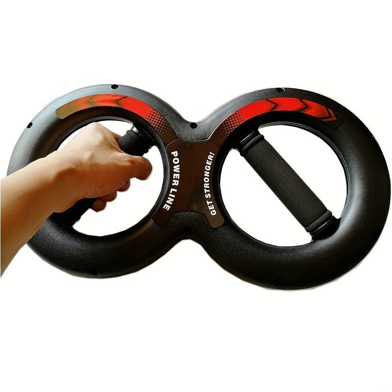 1pc 8-Shaped Arm Strength Trainer - Ultimate Wrist & Forearm Builder(Black)-0