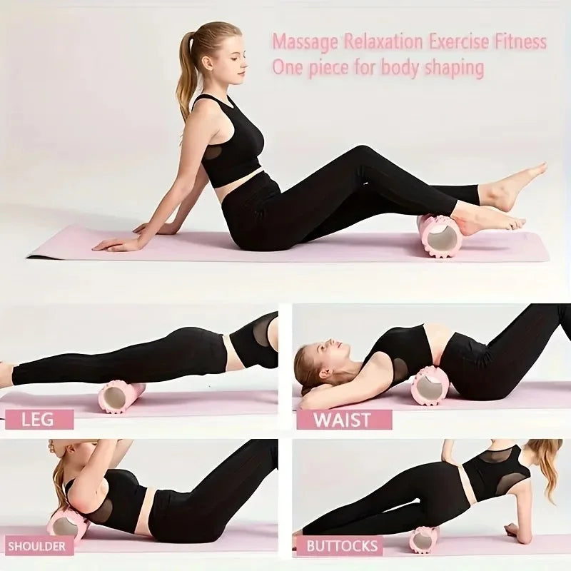 Deep Tissue Yoga Roller for Muscle Relief-2
