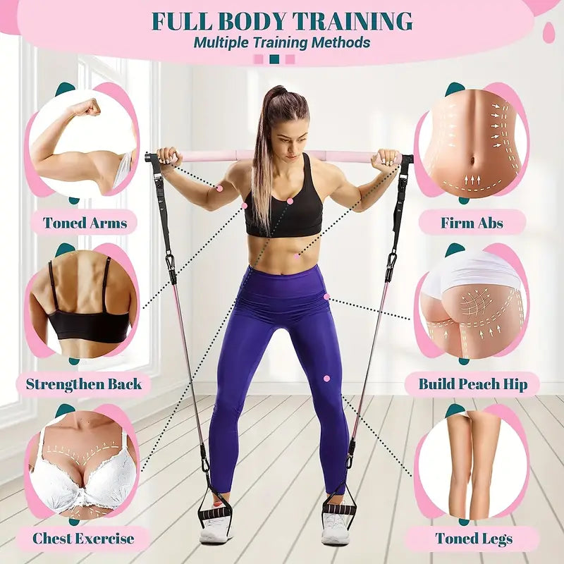 21pcs Yoga & Pilates Bar Kit-1